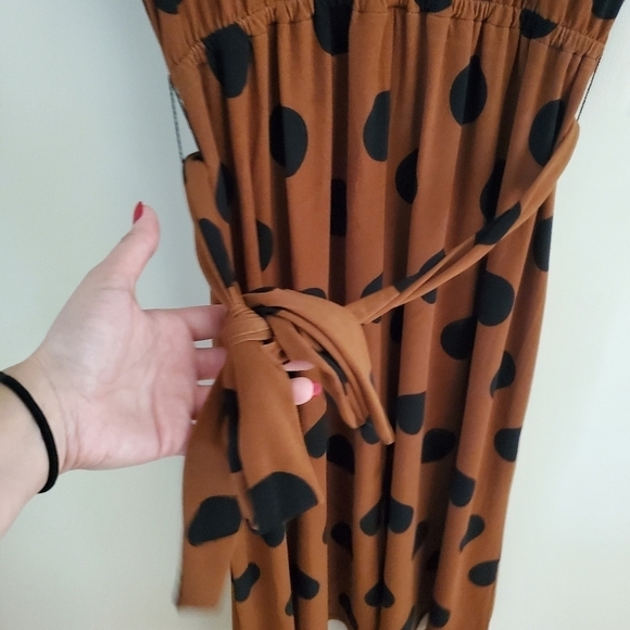 Dex Polka Dot Midi Dress NWT - Picture 4 of 10